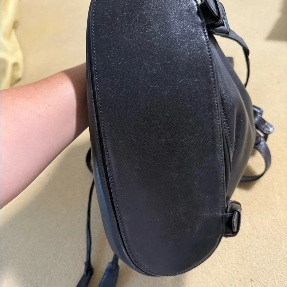 CHANEL Black Leather Backpack - Picture 12 of 16